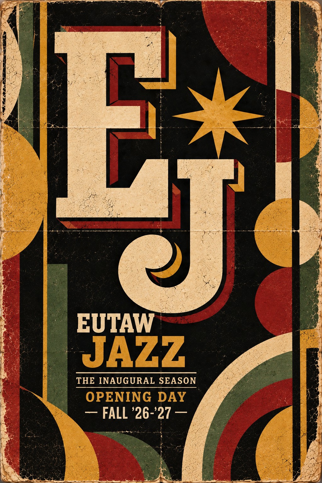 Eutaw Jazz Opening Day poster